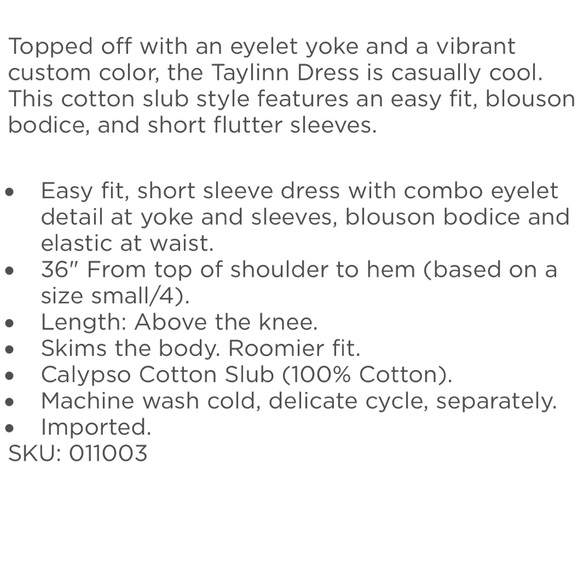 Lilly Pulitzer Taylinn Dress - Picture 2 of 7